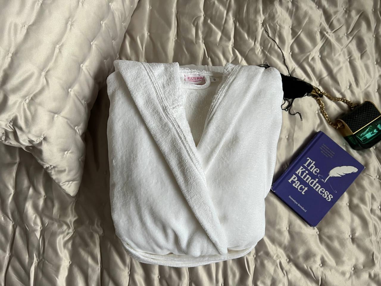 Adult White Custom Angel Wings Dressing Gown