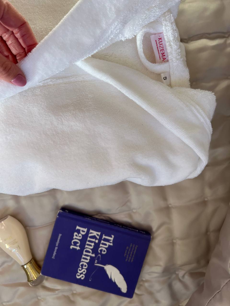 Adult White Custom Angel Wings Dressing Gown