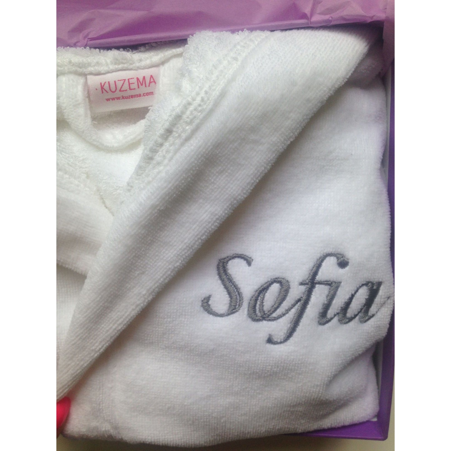 Personalised Angel Wings Luxury Dressing Gown