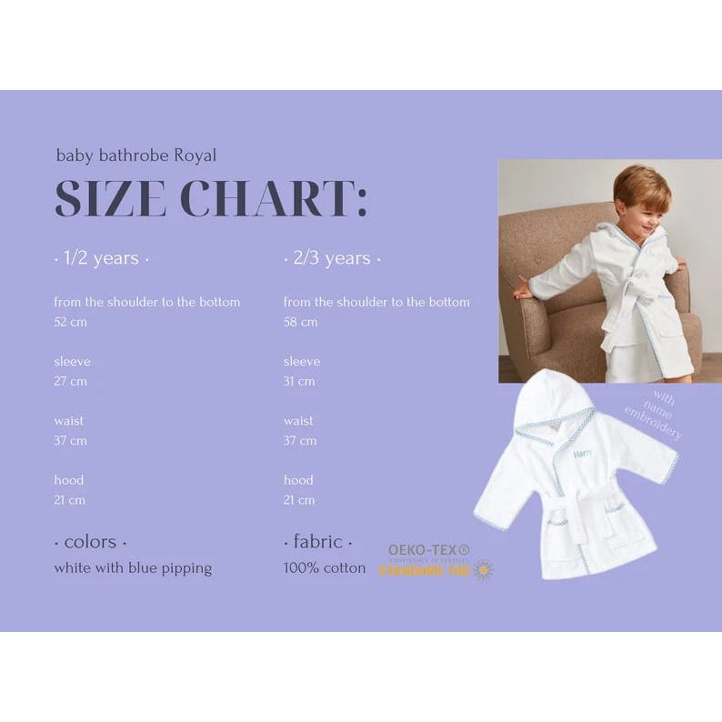 Personalised Royal Classic Dressing Gown