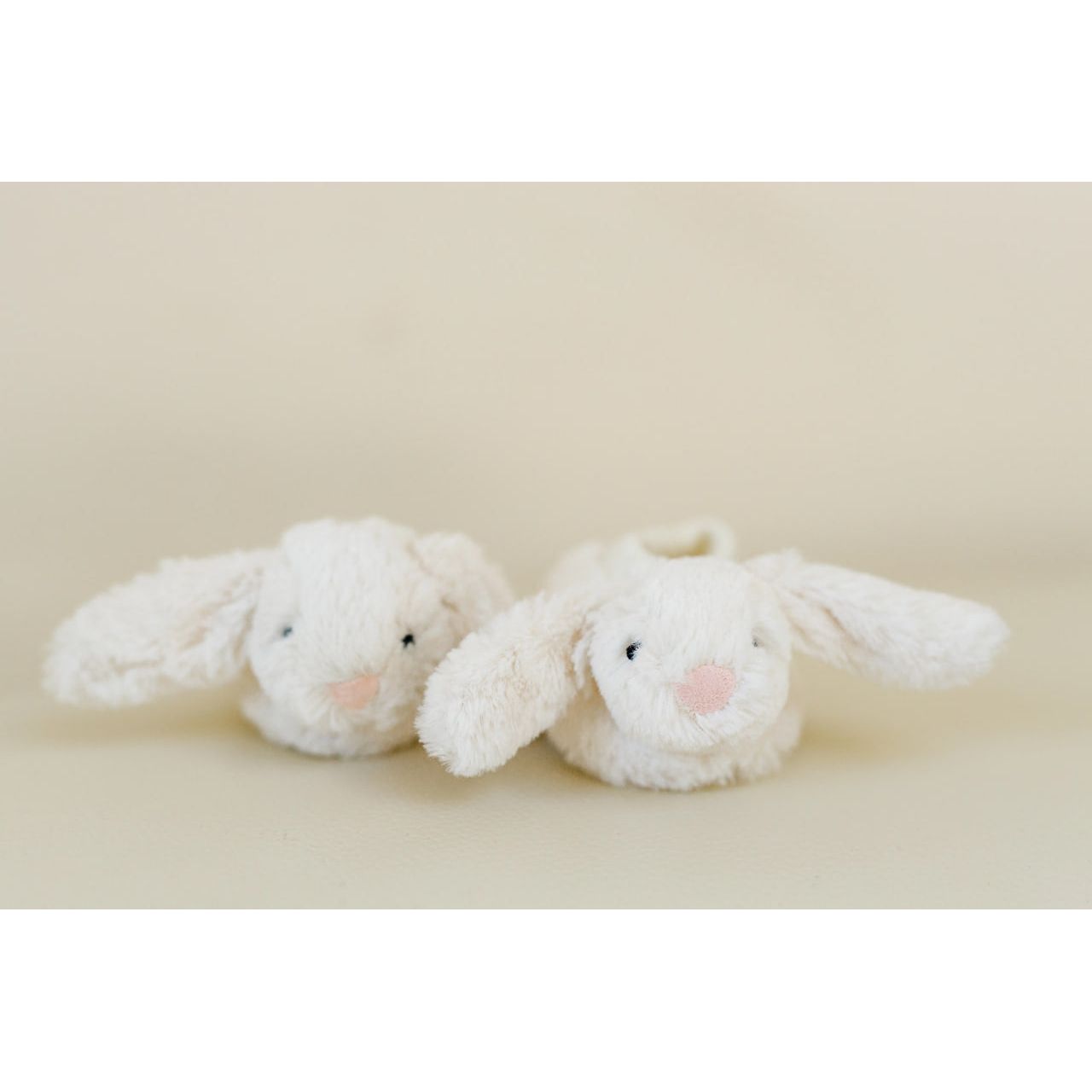 Custom Newborn Baby Booties Bunny Plush