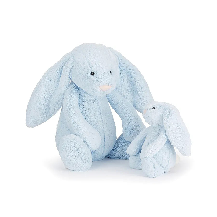 Personalised bashful Bunny Blue Big