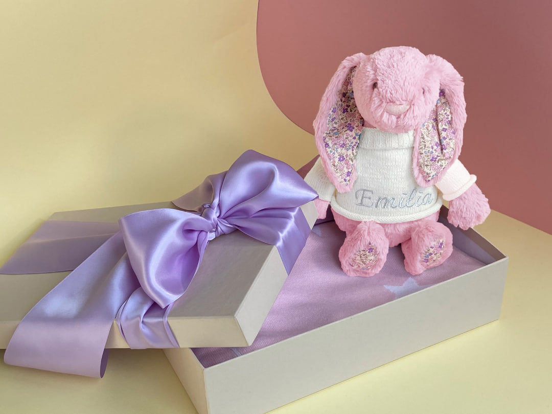 Personalised bashful bunny beige big