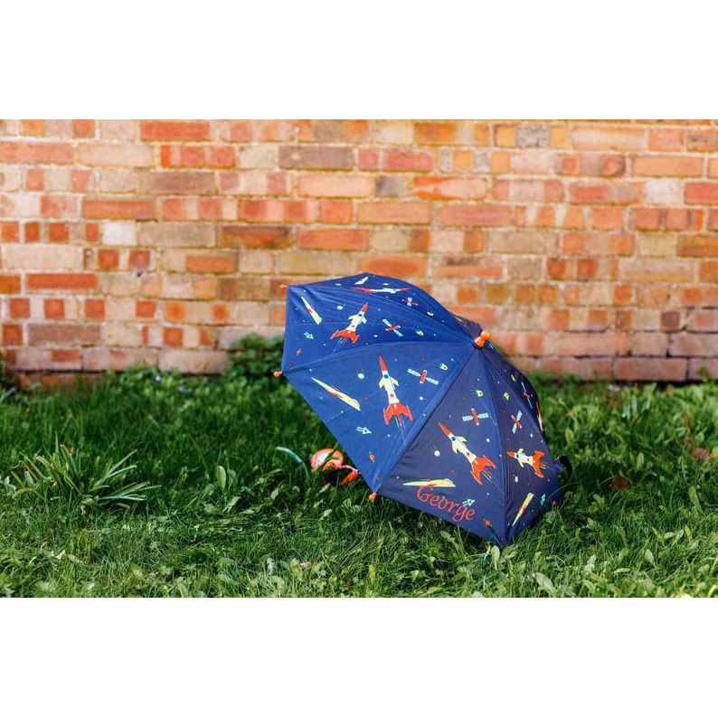 Personalised Kids Space Rocket Umbrella
