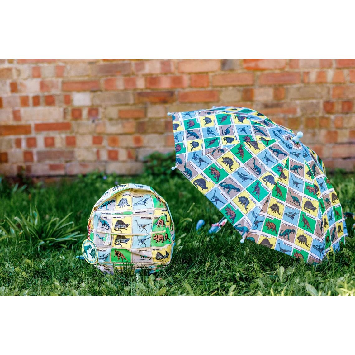 Kids Set Personalised Space Rocket Backpack + Umbrella