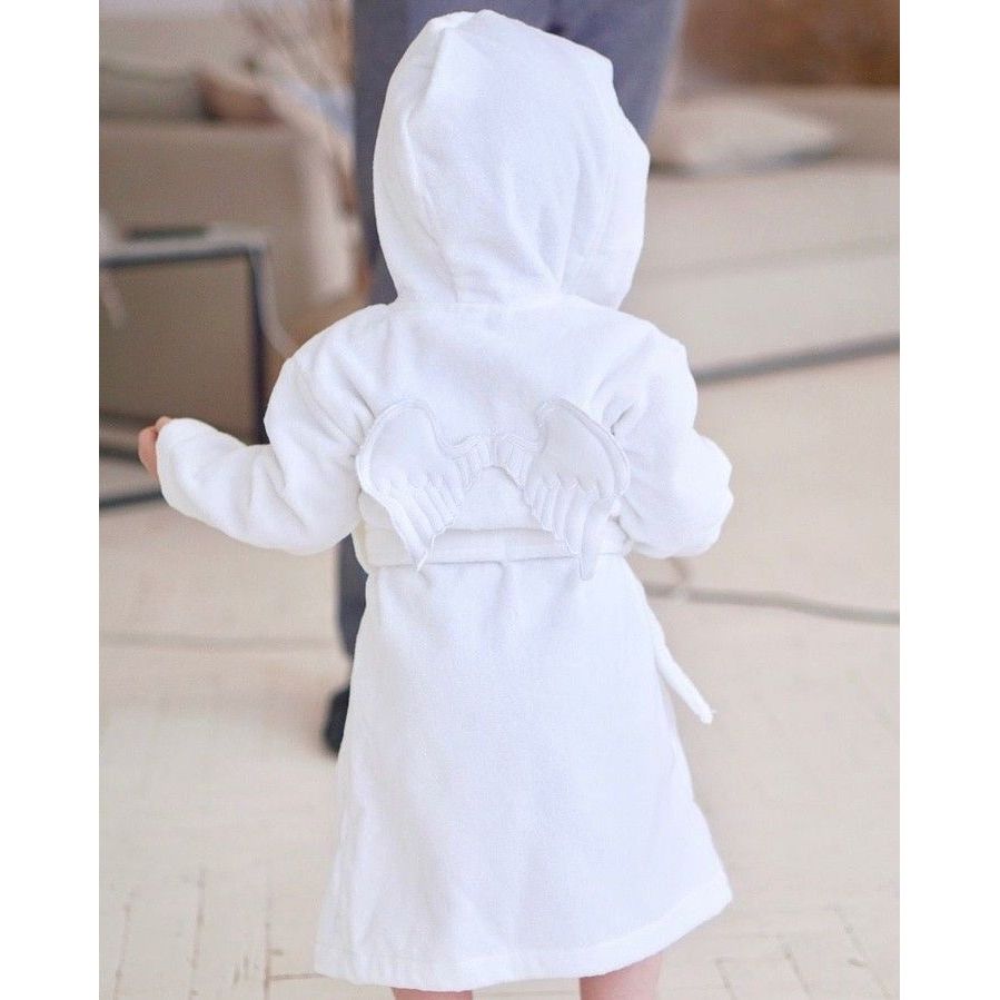 Personalised Angel Wings Luxury Dressing Gown