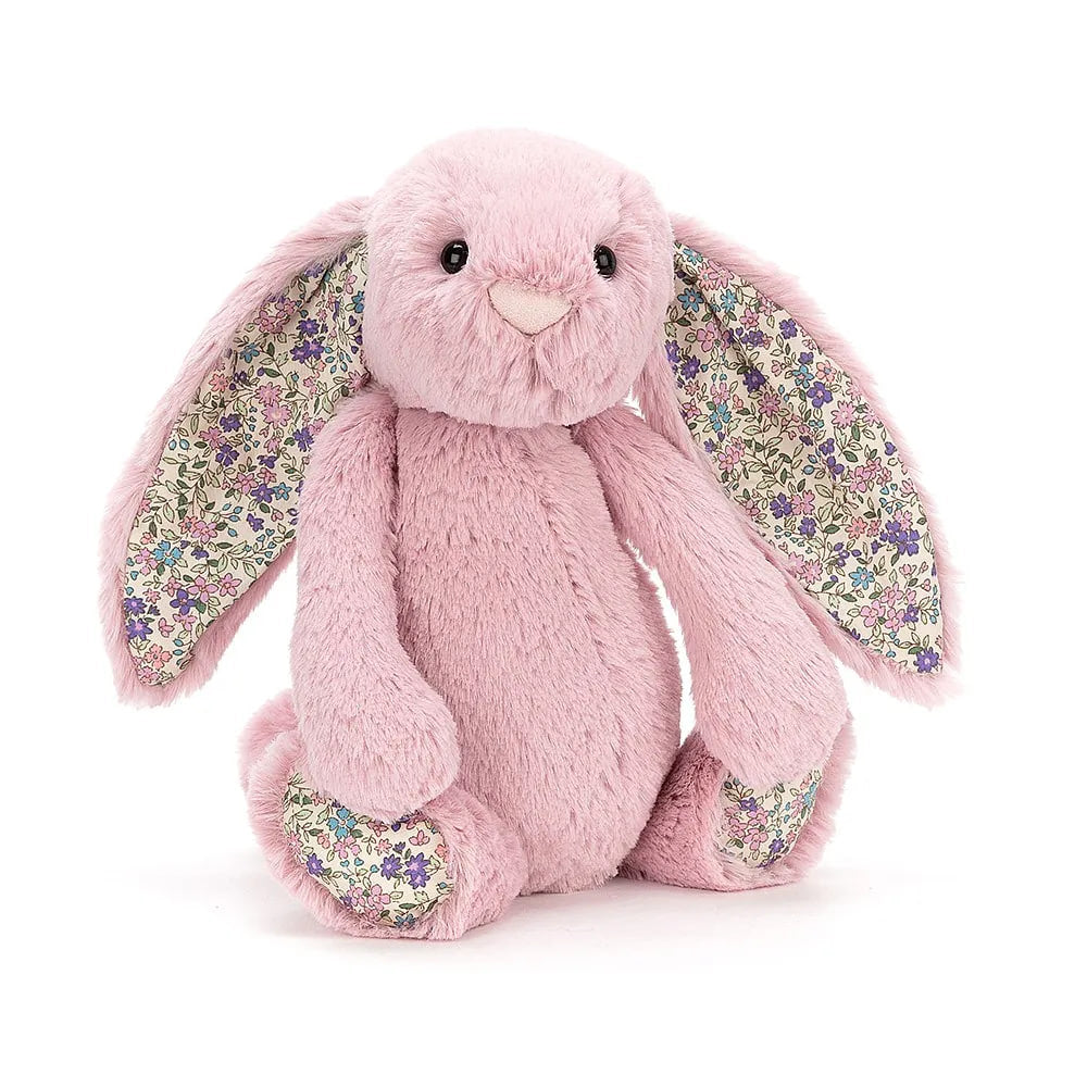 Personalised bashful Bunny Flower Pink Big