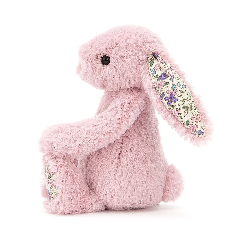 Personalised bashful Bunny Flower Pink Big